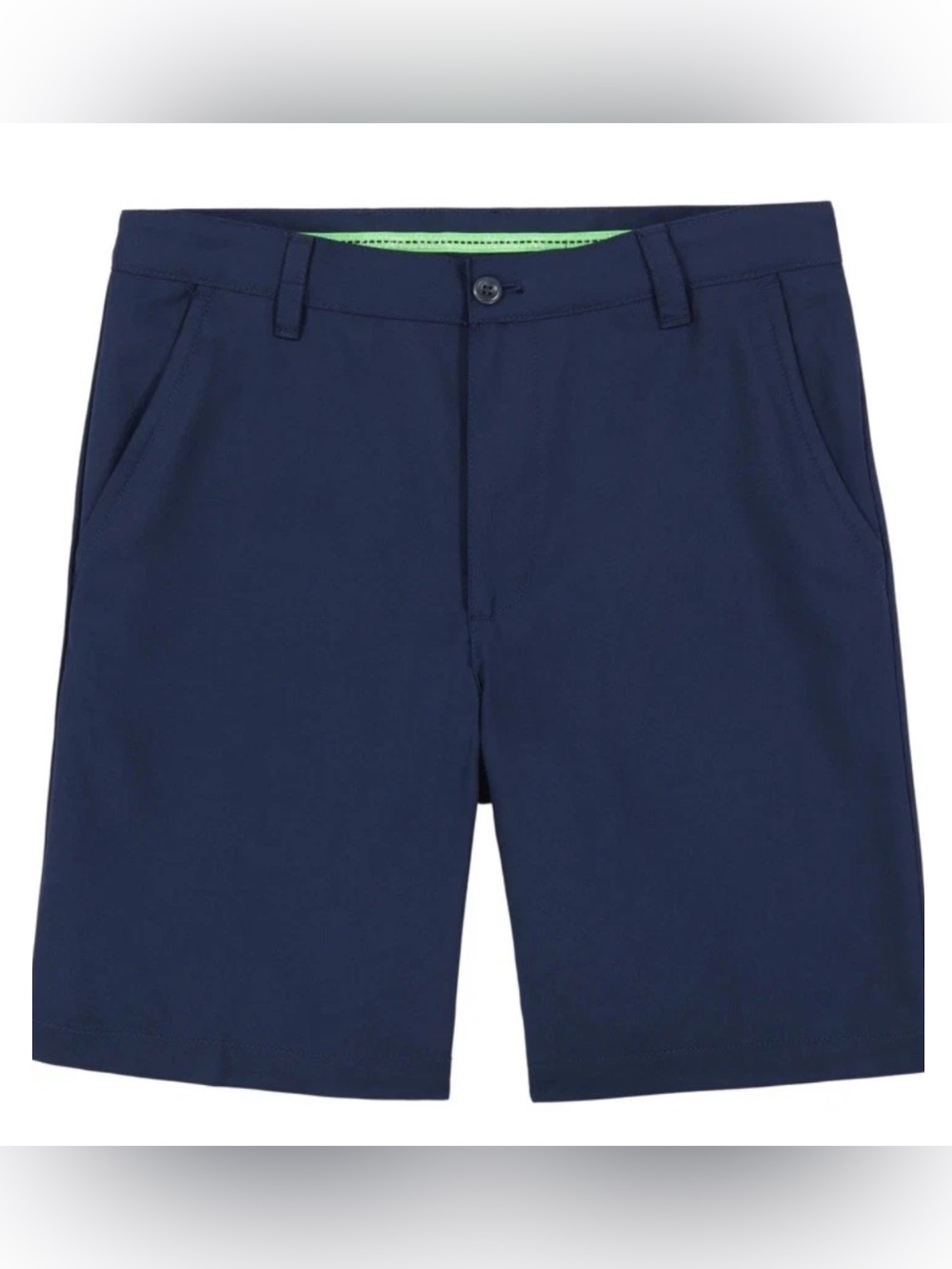 Izod Men's Navy Flat-Front Performance Shorts